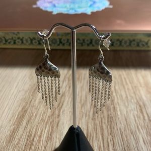 Silver earrings